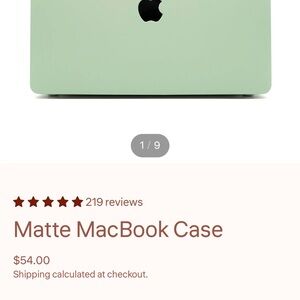 Apple MacBook Cover in Mint Green